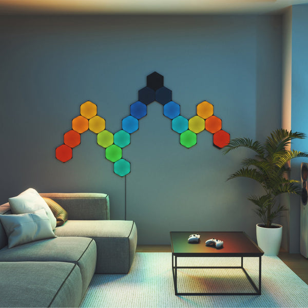 Shapes Expansion Pack: Hexagon (Black, Each)