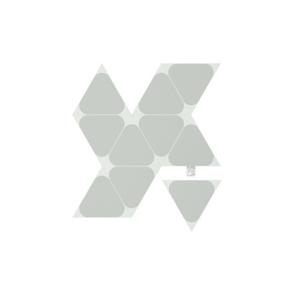 Shapes Expansion Pack: Mini Triangles (White, 10-Pack)