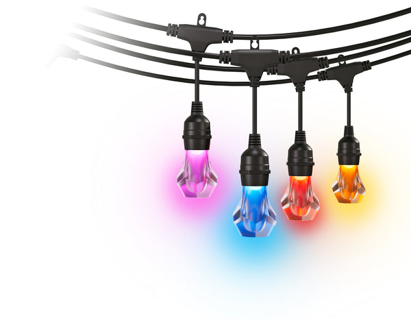 Matter Smart Multicolor Outdoor String Lights Smarter Kit 98ft (30m)