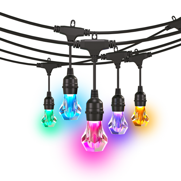 Matter Smart Multicolor Outdoor String Lights Smarter Kit 147ft (45m)