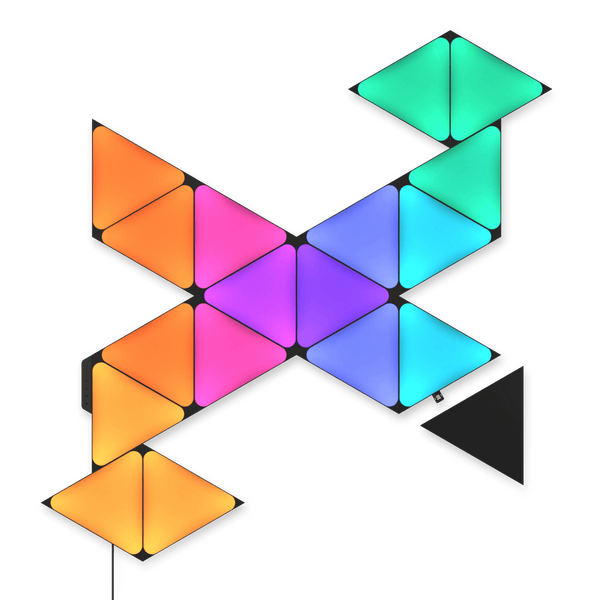 Shapes Starter Kit: Triangles (Black, 18 Panels)