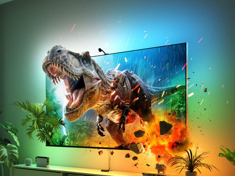 TV LIGHTS & SCREENS →