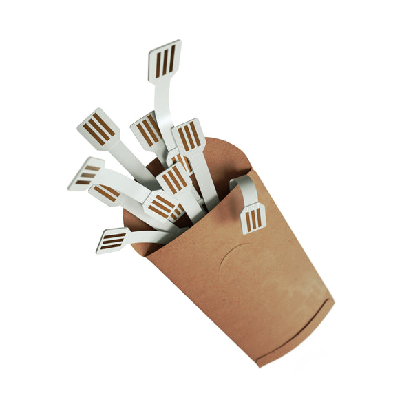 Nanoleaf Accessories | Linkers — Connectors / Canvas / Flexible Linkers / 1 Pack (9 White Pieces)