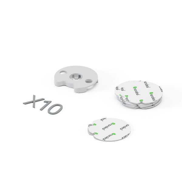 Shapes Mini Triangles Mounting Plates + Tape (1 Pack, 10 pieces)