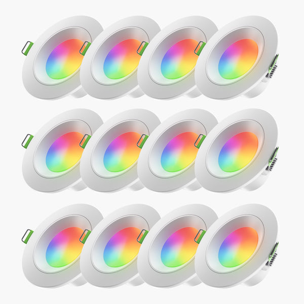 Matter Smart Recessed Downlight - Standard Profile ( 3", Wi-Fi, 12 Pack)