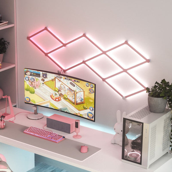 Lines Skins (Line Bar Covers, Pink, 9-Pack)