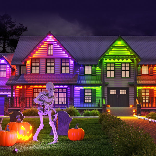 Smart Multicolor Permanent Outdoor Lights | Starter Kit (Side Clips, 100ft/30m)