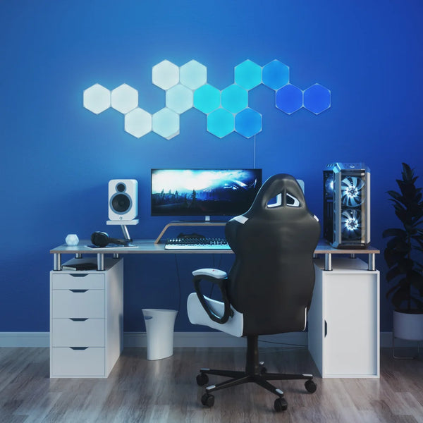 Shapes Starter Kit: Hexagons (White, 15 Panels)