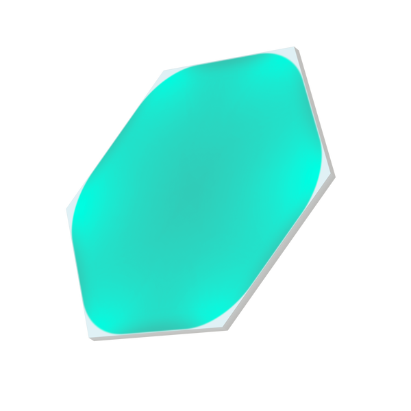Shapes Expansion Pack: Hexagon (White, Each)