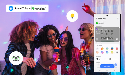 Turn Your Music Into Light: Nanoleaf Music Sync with SmartThings
