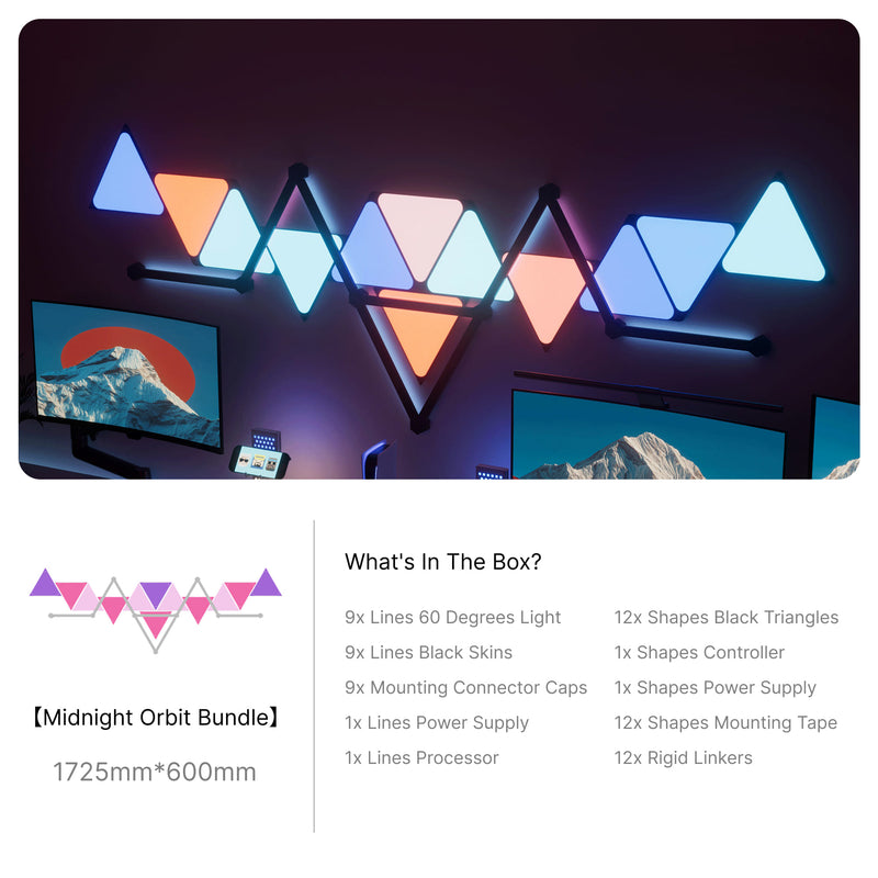 Nanoleaf Midnight Orbit Bundle