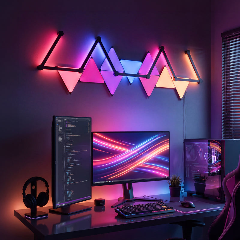 Nanoleaf Soft Bundle: Lines 9PK + 12 Triangles