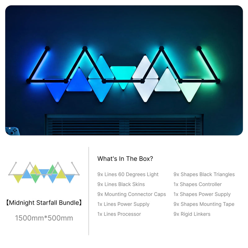 Nanoleaf Midnight Starfall Bundle