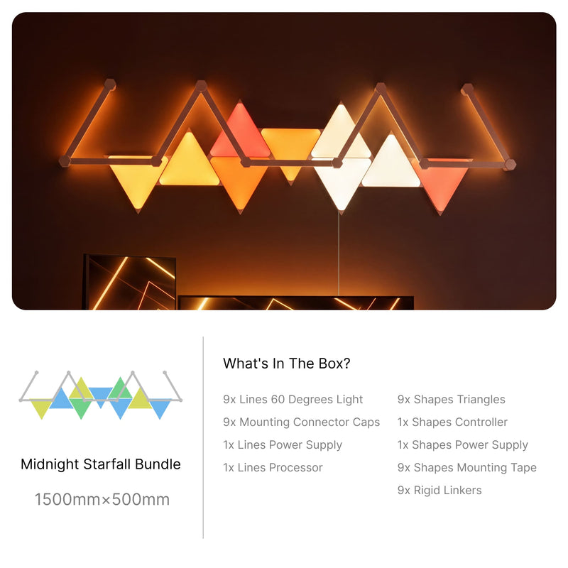 Nanoleaf Midnight Starfall Bundle