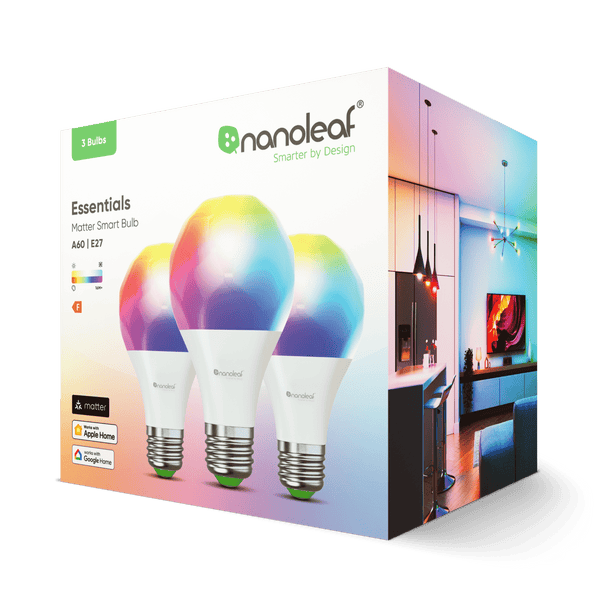 Matter Thread Smart Bulb (A19 | E26, 3 Pack)