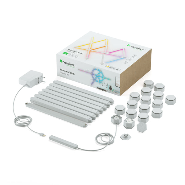Lines Starter Kit (60° Degrees, White, 15 Bars)
