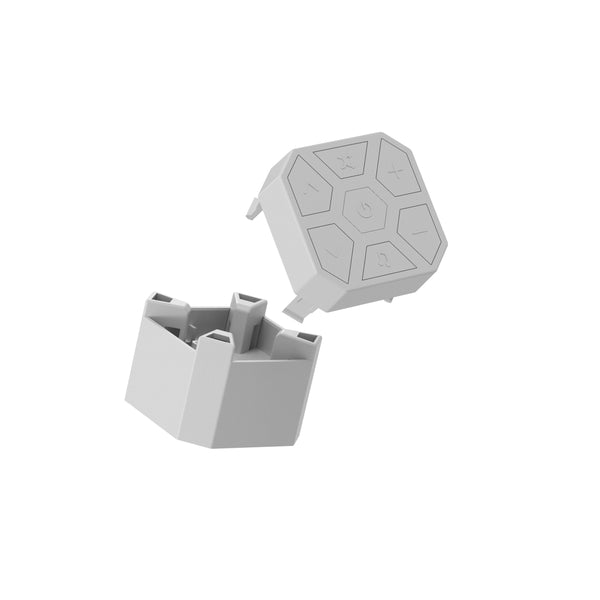 Nanoleaf Accessories | Linkers — Connectors / Lines (90°) / Mounting Connector + Controller Cap / Each (White)