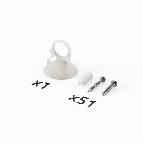 Shapes Standard Mounting Plate + Screws (1 Kit)