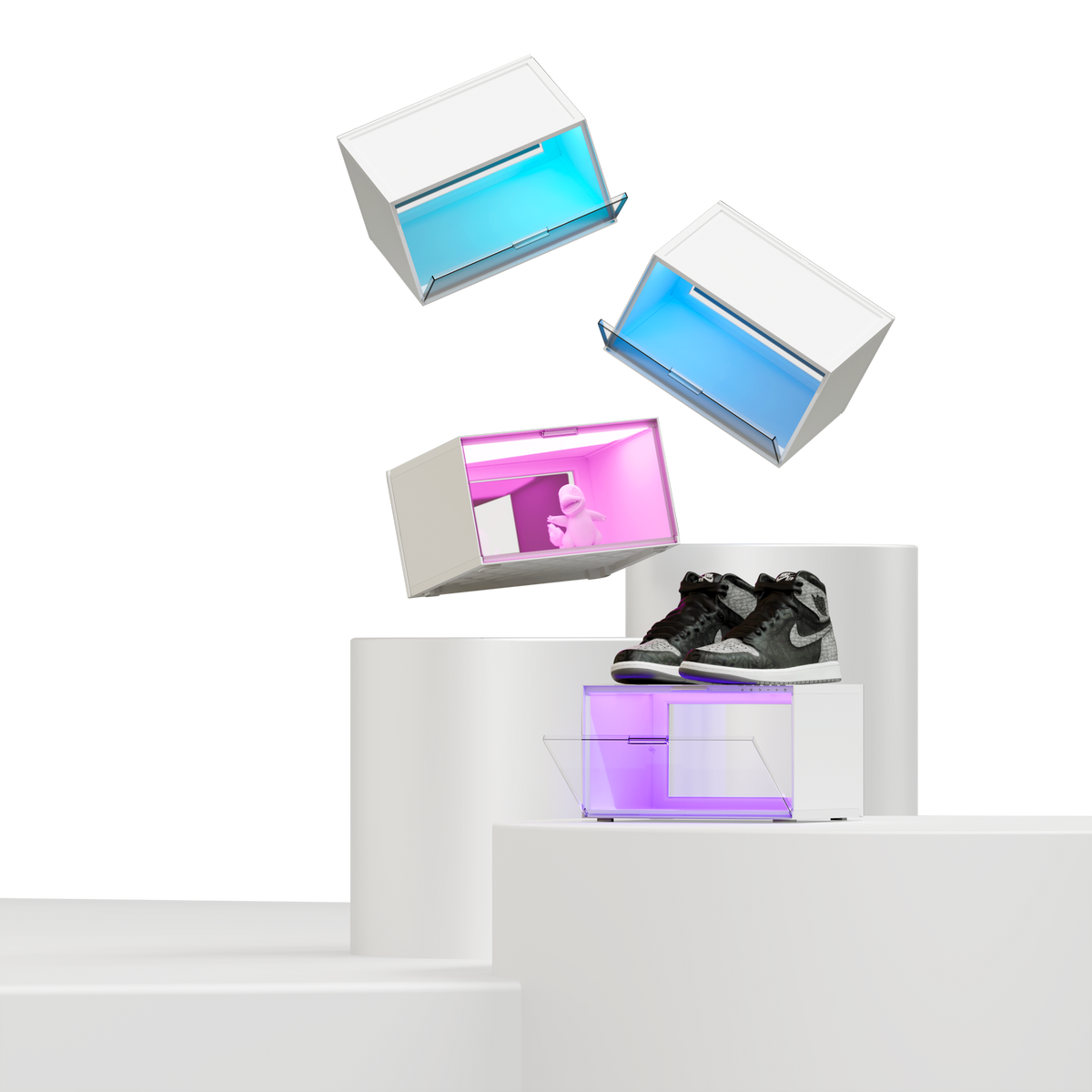 LED Display Case