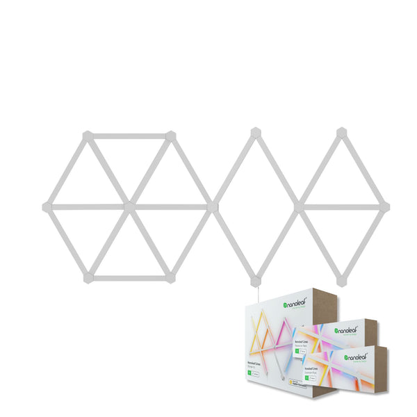 Lines Starter Kit (60° Degrees, White, 21 Bars)