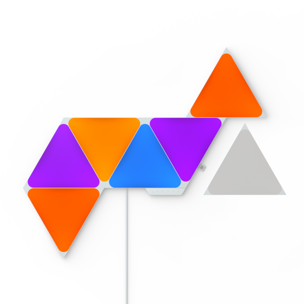 Shapes Starter Kit: Triangles (White, 7 Panels)