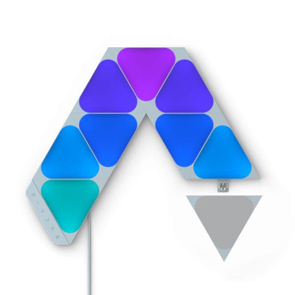 Shapes Starter Kit: Mini Triangles (White, 9 Panels)