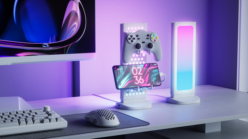 Support de bureau Pegboard Nanoleaf