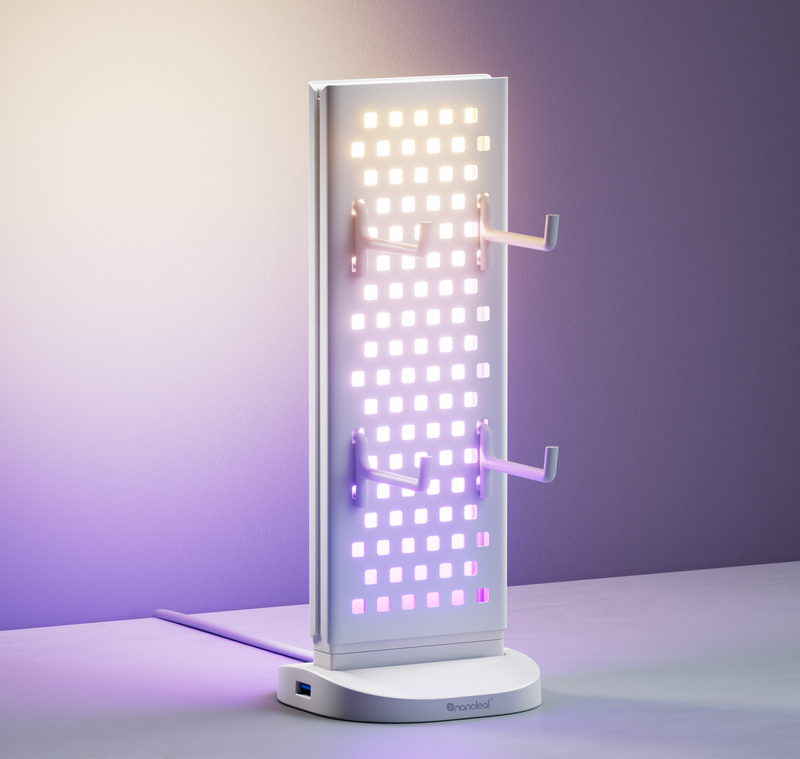 Nanoleaf Pegboard Desk Dock