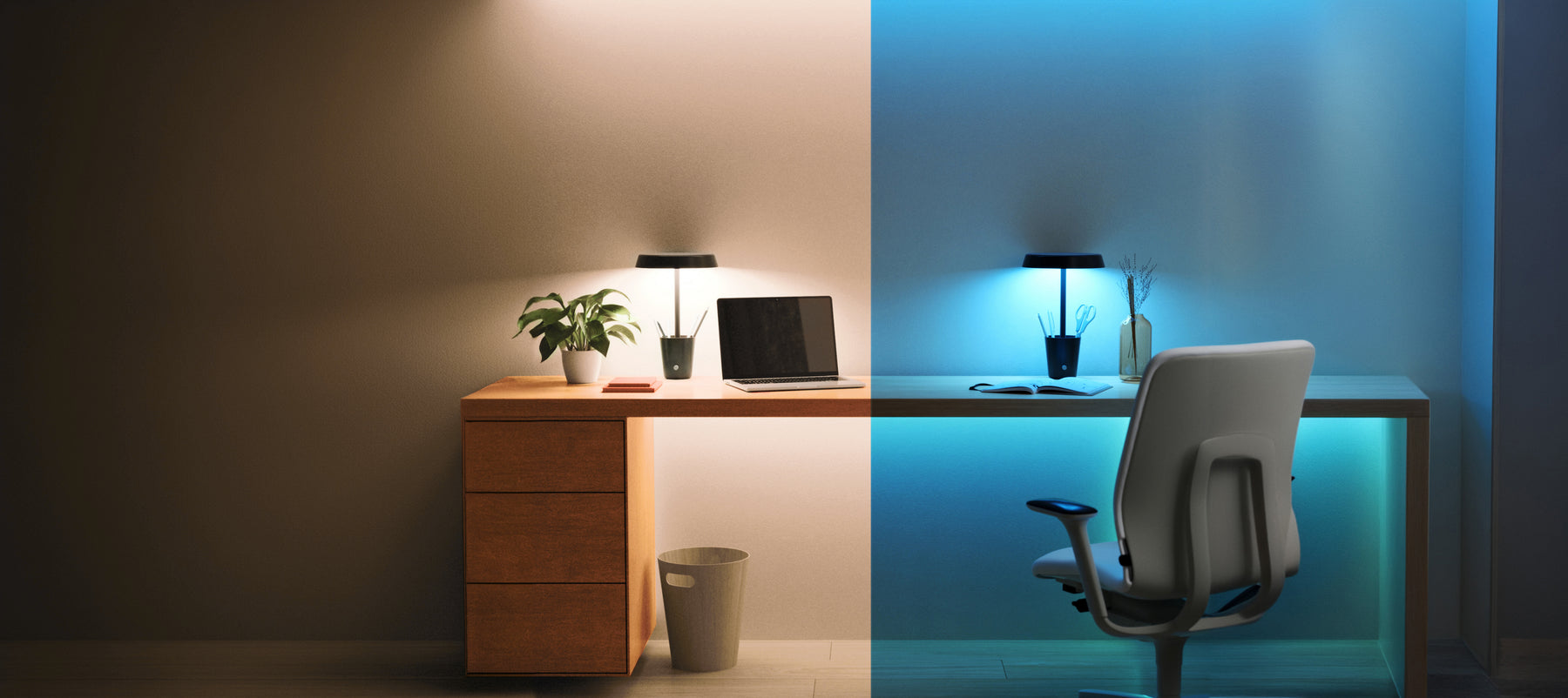 One Lamp. Every Mood.