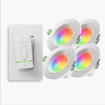 Nanoleaf Sense+ Wireless Switch + Downlights (4pk) Bundle