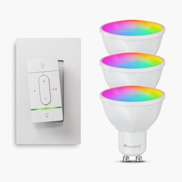Nanoleaf Sense+ Wireless Switch + GU10 Bulbs (3pk) Bundle