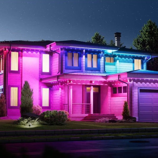 Smart Multicolor Permanent Outdoor Lights | Starter Kit (Cable Covers, 98ft/30m)